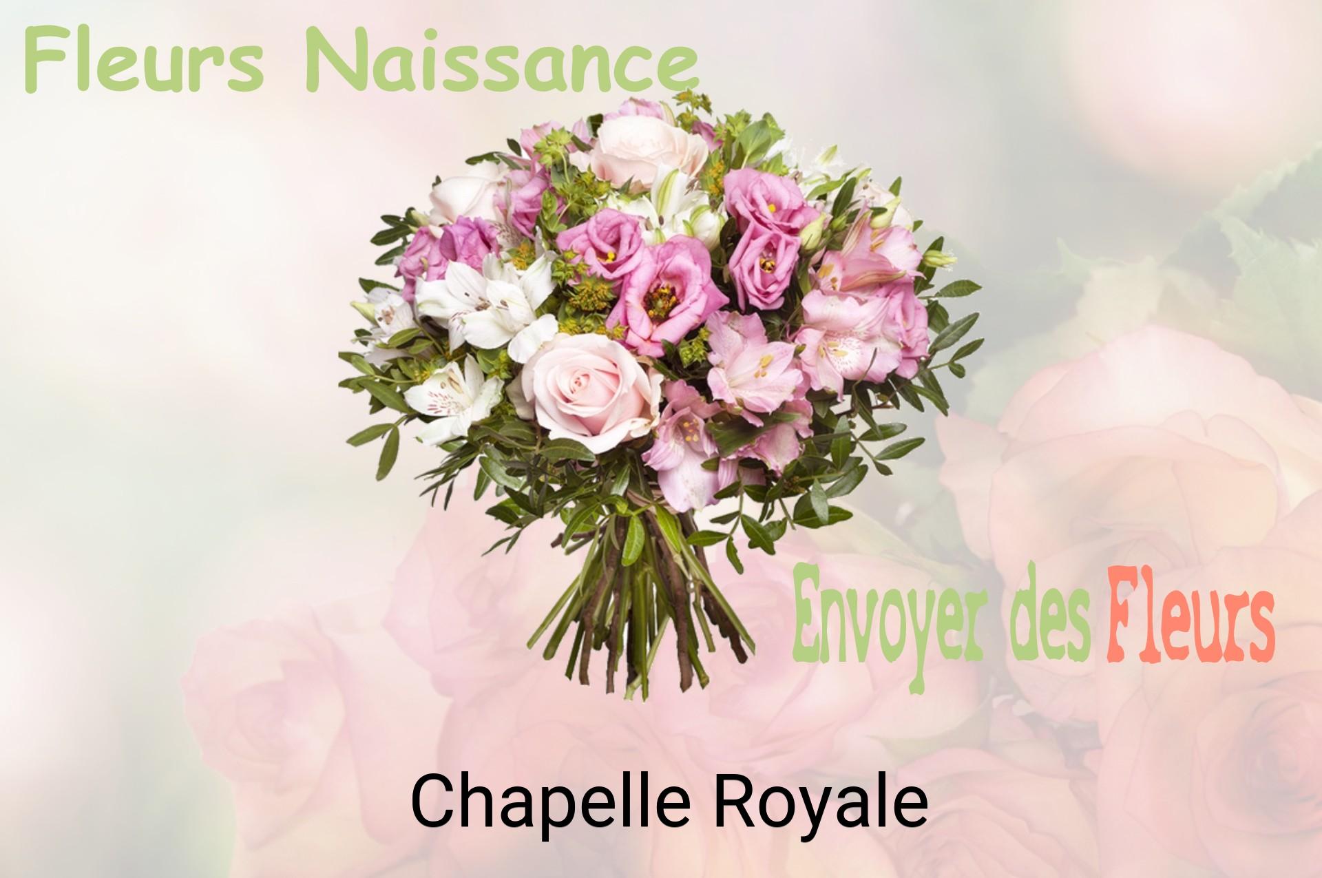 Bouquet de fleurs de naissance livré à Chapelle-Royale