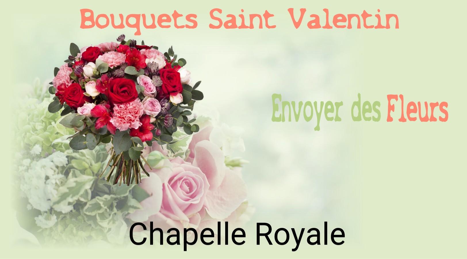 Roses de Saint-Valentin livrées à Chapelle-Royale